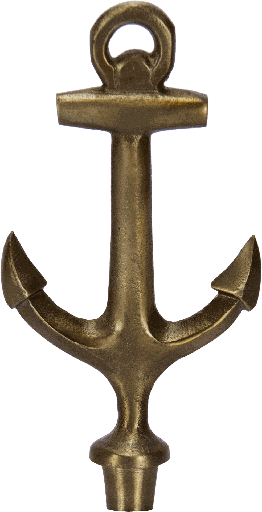 [24060A90] ANCHOR Stecker 17,5 cm Metall messing