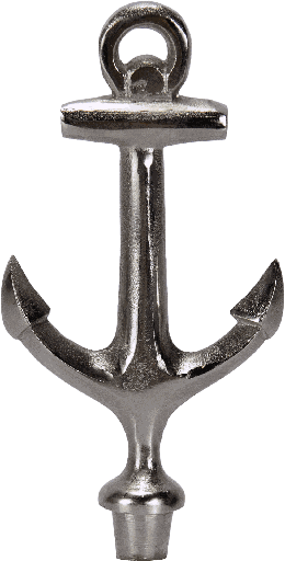 [24060A99] ANCHOR Stecker 17,5 cm Metall antik-silber