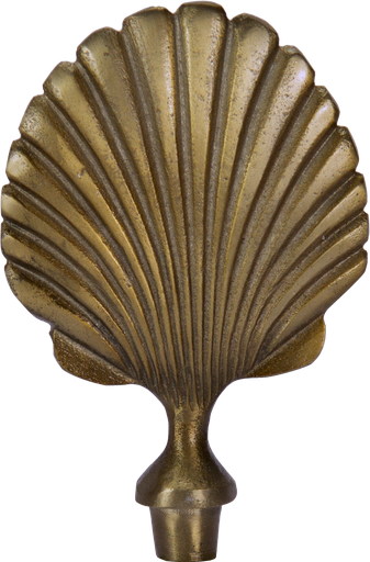 [24070A90] SHELL Stecker 15 cm Metall messing