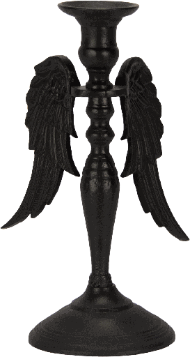 [24080A70] CUPID Kerzenständer Höhe 27 cm Metall schwarz