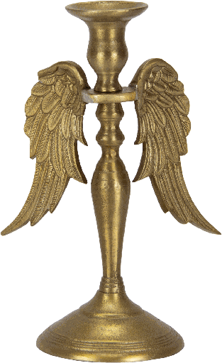 [24080A90] CUPID Kerzenständer Höhe 27 cm Metall messing