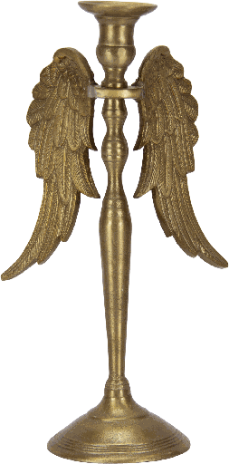 [24081A90] CUPID Kerzenständer Höhe 36,5 cm Metall messing