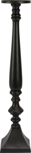 [24396A70] CASTELLO Kerzenständer 67 cm Metall schwarz