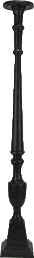[24397A70] CHATEAU Kerzenständer 108 cm Metall schwarz