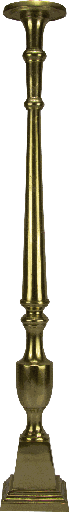 [24397A90] CHATEAU Kerzenständer 108 cm Metall messing