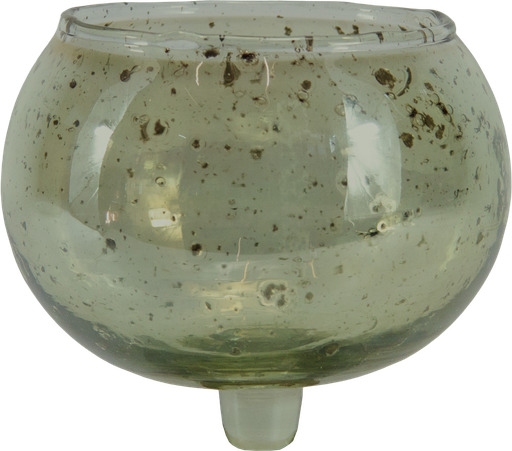 [25110A30] BOWL Teelicht-Aufsatzglas 7 cm Glas grün