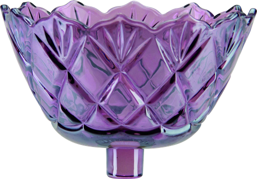 [50275A11] FIORI Teelicht-Aufsatzglas 8 cm Glas fuchsia