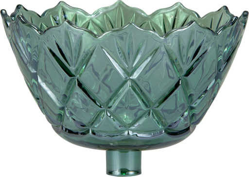 [50275A30] FIORI Teelicht-Aufsatzglas 8 cm Glas grün