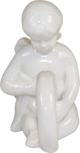 [50480A00] ANGELO Serviettenring7,5 cm Porzellan weiß