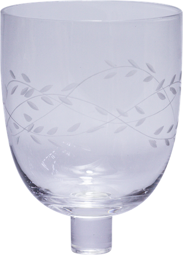 [60141A00] BAROQUE Teelicht-Aufsatzglas 8,5 cm Glas klar mit Schliff