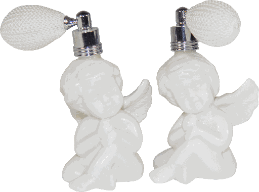 [60860A00] ANGELO Parfümzerstäuber Porzellan weiß