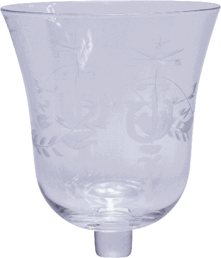 [70164A00] BOUQUET Teelicht-Aufsatzglas 10,5 cm Glas klar mit Schliff