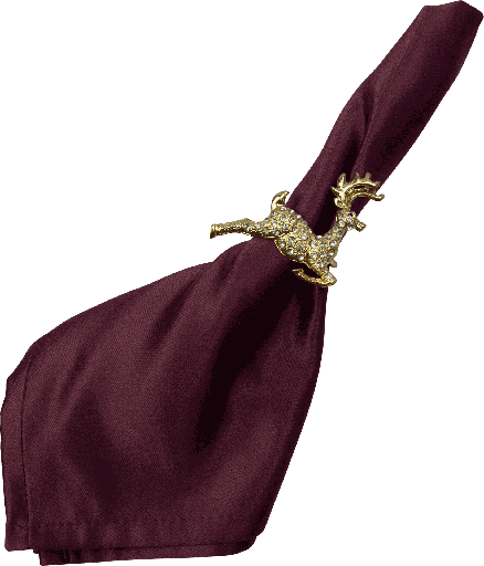 [70373A90] VENISON Serviettenring Metall gold