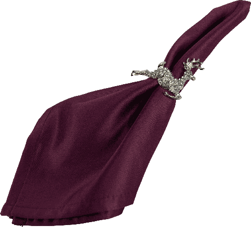 [70373A99] VENISON Serviettenring Metall silber