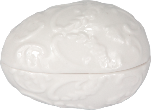 [80120A00] Ei Dose 7,5 cm Porzellan weiß