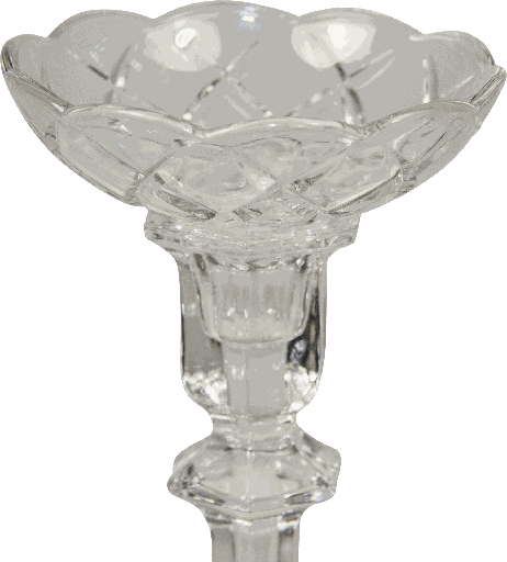 [80364A00] Kerzenteller Ø 10 cm geschliffen