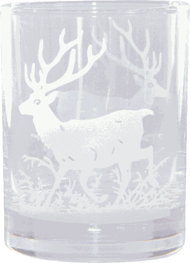 [00021A00] VENISON Whiskyglas 250 ml Glas klar mit Schliff