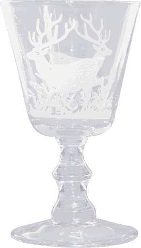 [00027A00] VENISON Weinglas 200 ml Glas klar mit Schliff