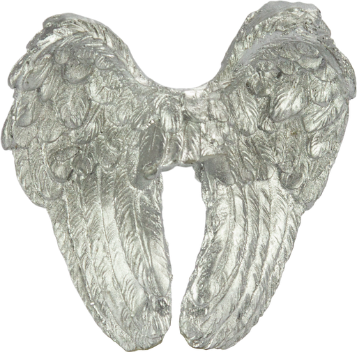 [10753A99] ANGELO Engelflügel zum Stecken 7,5 cm Resin silber