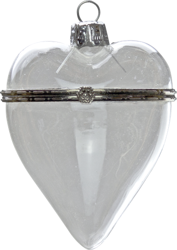 [10803A00] PRINTEMPS Herz zum Öffnen Glas klar