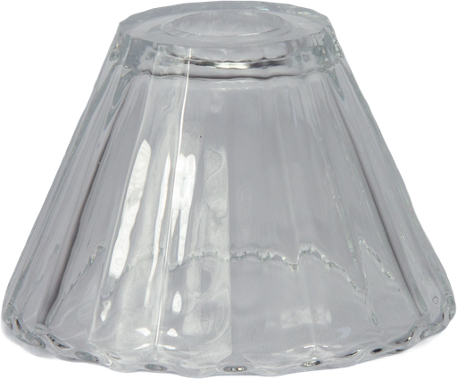 [14032A00] Schirm Höhe 9 cm Glas klar