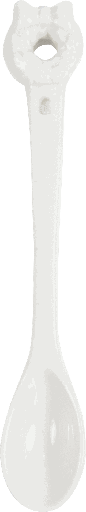 [15506A00] KRANZ Löffel 13 cm Porzellan weiß