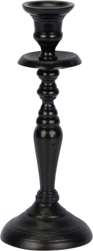 [17294A70] TWIST Kerzenständer Höhe 22,5 cm Metall schwarz