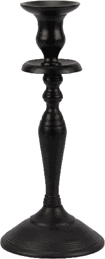 [17295A70] TWIST Kerzenständer Höhe 27 cm Metall schwarz