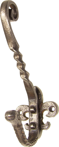 [18064A99] BOURBONE Wandhaken 15 cm Metall antik-silber