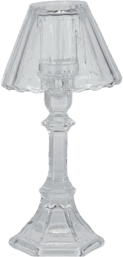 [19718A00] LUCE Teelicht - Lampe 3-tlg Höhe 27,5 cm Glas klar