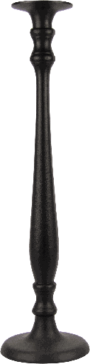 [20396A70] IMPERIAL Kerzenständer Höhe 64 cm Metall schwarz