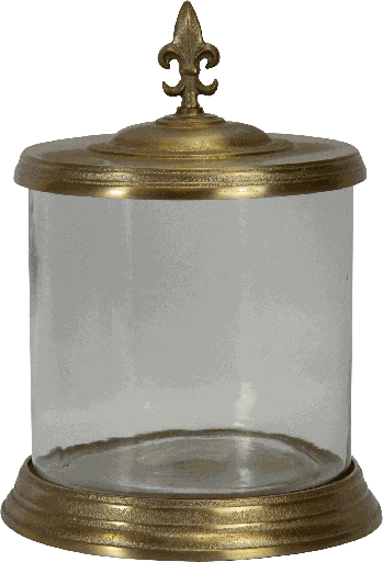 [20400A90] BOURBONE Bonboniere 31,5 cm Metall messing