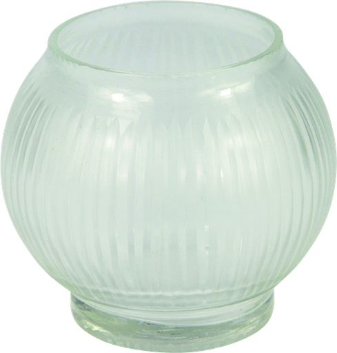 [21099A00] Windlicht 8 x Ø 9 cm Glas satiniert