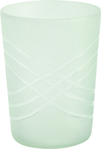 [21103A00] Windlicht 10,5 x Ø 7,5 cm Glas satiniert