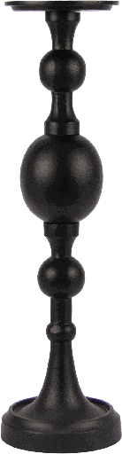 [22001A70] BALLOON Kerzenständer 48 cm Metall schwarz