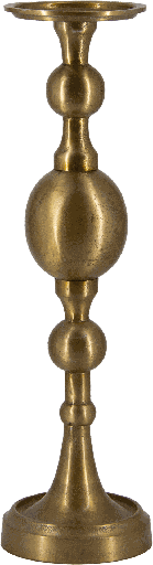 [22001A90] BALLOON Kerzenständer 48 cm Metall messing