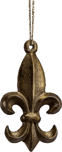 [22003A90] BOURBONE Hänger 9,7 cm Metall messing