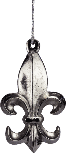 [22003A99] BOURBONE Hänger 9,7 cm Metall antik-silber