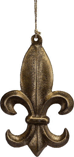 [22004A90] BOURBONE Hänger 13 cm Metall messing