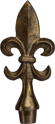 [22015A90] BOURBONE Stecker 16,5 cm Metall messing