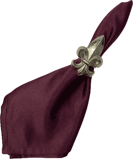 [22017A99] BOURBONE Serviettenring Metall antik-silber