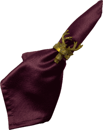 [22018A90] VENISON Serviettenring Metall messing