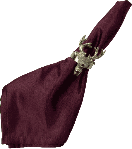 [22018A99] VENISON Serviettenring Metall antik-silber