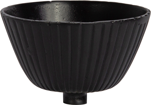 [23050A70] Aufsatz-Schale Ø 13 cm Metall schwarz