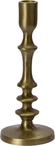 [23202A90] CIRCLE Kerzenständer Höhe 22,5 cm Metall messing