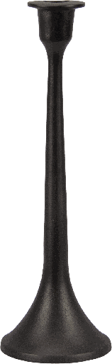 [23205A70] TORRE Kerzenständer Höhe 29 cm Metall schwarz