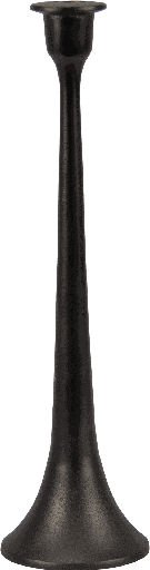 [23206A70] TORRE Kerzenständer Höhe 35 cm Metall schwarz