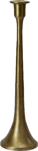 [23206A90] TORRE Kerzenständer Höhe 35 cm Metall messing