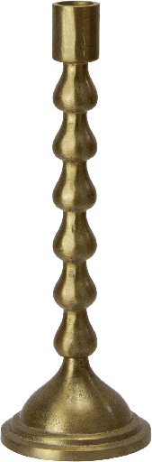 [23207A90] DROP Kerzenständer Höhe 28,5 cm Metall messing