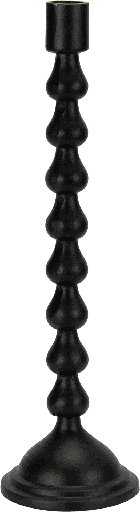 [23208A70] DROP Kerzenständer Höhe 35 cm Metall schwarz
